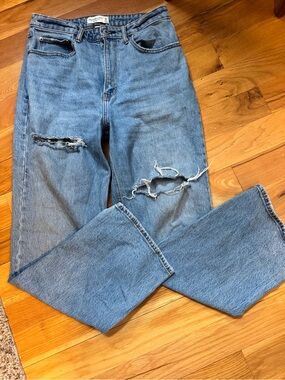 Abercrombie & Fitch Curve Love 90s Relaxed Jean